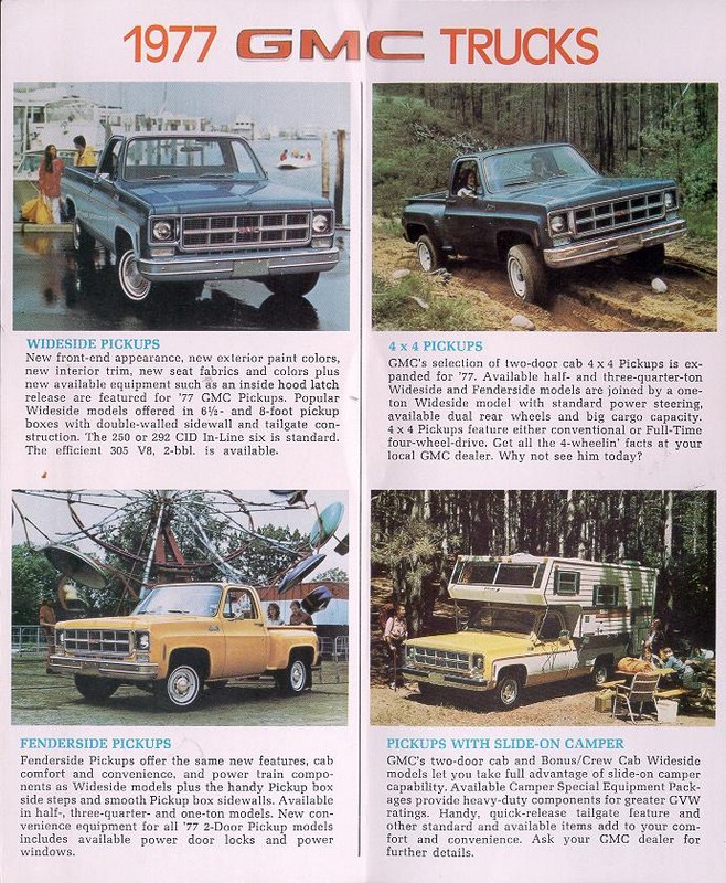 1977 GMC Trucks Brochure Page 2